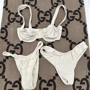 Belle the Label cream bikini set